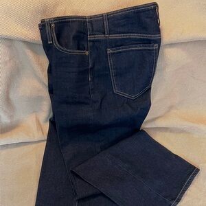 No Boundaries Women’s wide leg Jeans in Deep Indigo